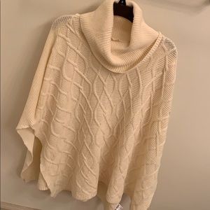 Altar’d State cream poncho sweater